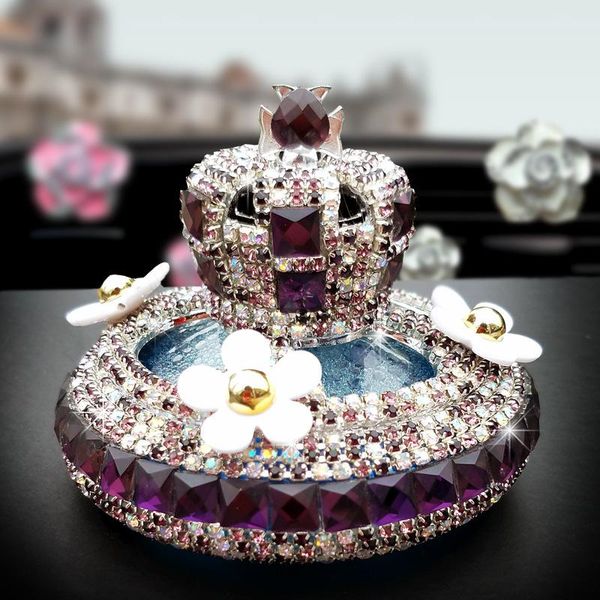

interior decorations car ornaments crown diamond decoration