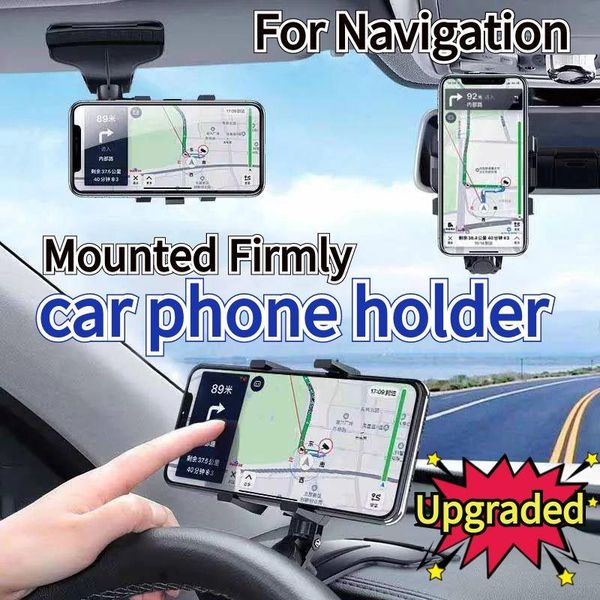 

upgraded 1200 rotation car phone holder dashboard multi-function bracket universal mobile stand in rotatable mount cell mounts & holders