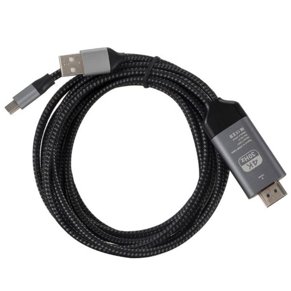 

audio cables & connectors type c to hdtv av tv cable adapter for galaxy s9 s10 note 9 macbook smart converter