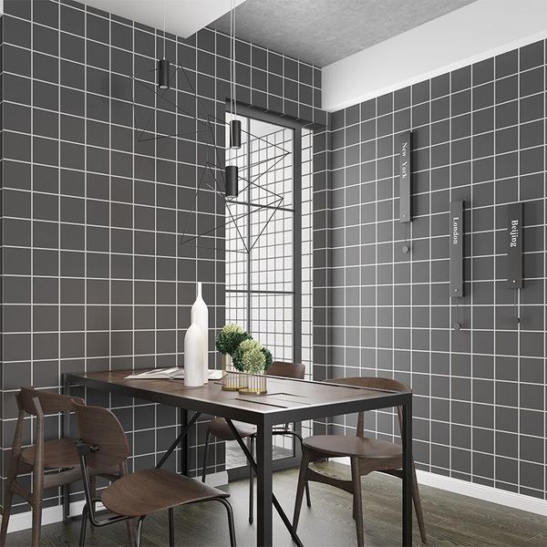 

wallpapers nordic geometirc grid wall papers home decor self-adhesive wallpaper for living room kitchen bathroom walls vinilo pared