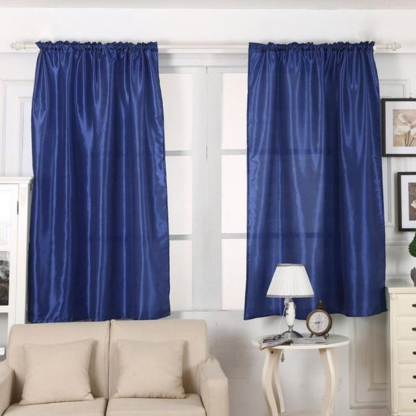

curtain & drapes 1pcs solid color window panel treatment door 100cmx140cm cd