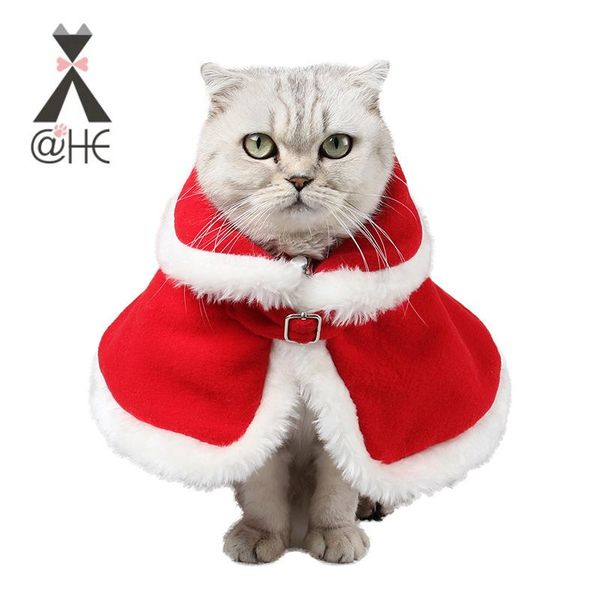 

cat costumes @he red warm cloaks shawl halloween christmas pet clothes decorations accessories products supplies