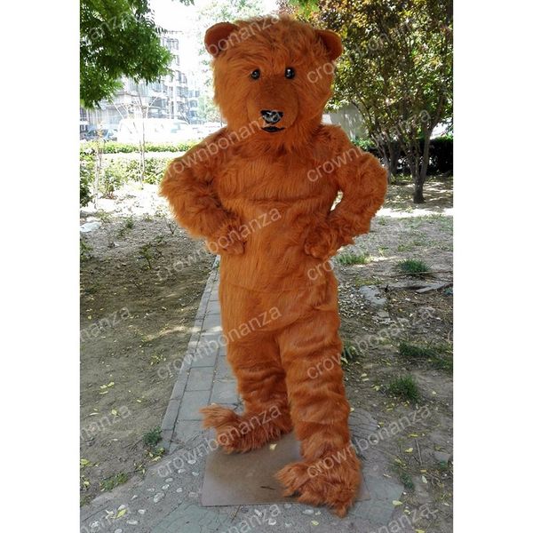 

halloween bear mascot costume cartoon anime theme character adults size christmas carnival birthday party outdoor outfit, Red;yellow