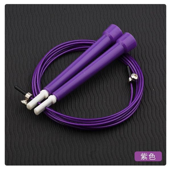 

jump ropes sports rope skipping weight loss children fitness plastic handle race bearing steel wire