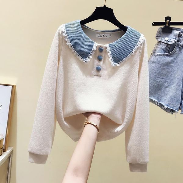 

women's sweaters pullover soft loose knitted cashmere women 2021 winter solid female pullovers warm basic knitwear jumper, White;black