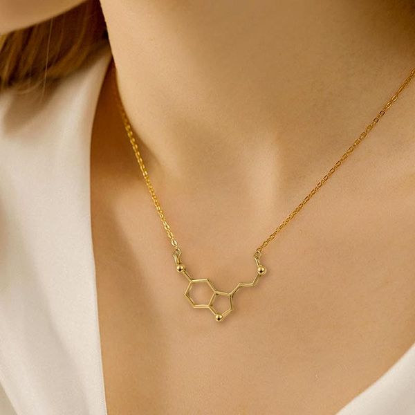 

fashion statement necklaces for women gold metal geometric hanging 2021 girl fascination party necklace simplicity jewelry chains, Silver