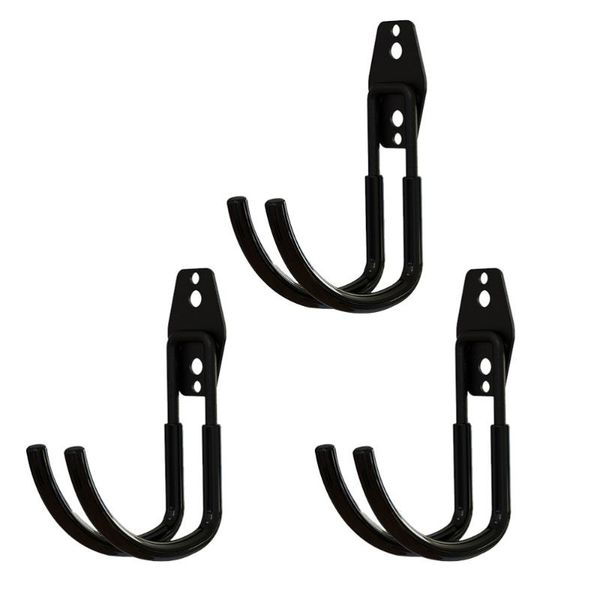 

3pcs multi-function tool hook round metal wire storage hooks wall organizer & rails