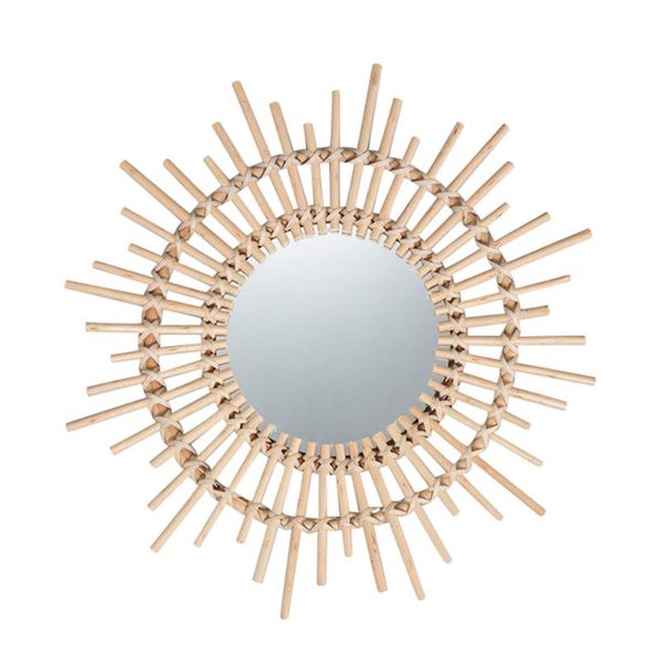 

mirrors cane makes up dressing mirror bedroom bathroom wall hangings decoration porch round