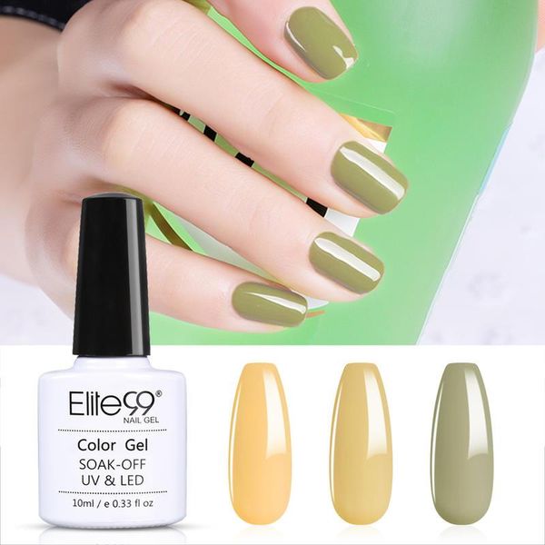 

nail art kits elite99 3pcs/lot gel polish set 10ml light color sets soak off uv led vernis semi permanent manicure