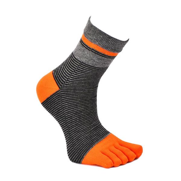 

sports socks 3 pairs 5 toe fingers breathable men running cotton and rubber football women cycling, Black