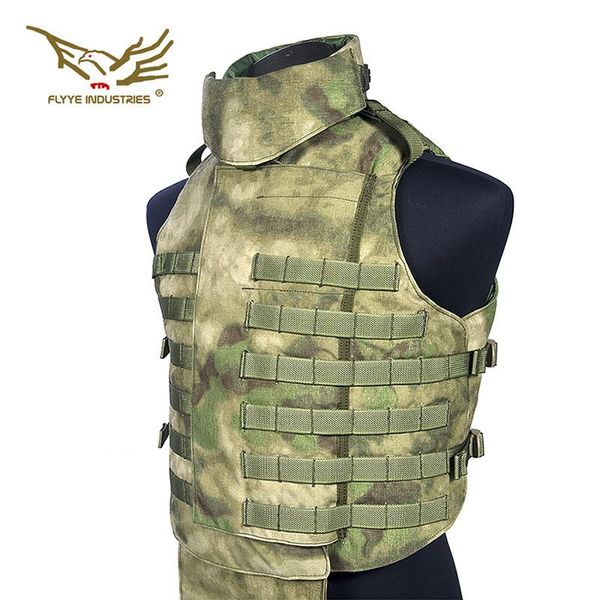 

hunting jackets flyye fy-vt-t001 1000d waterproof nylon adjustable tactical combat vest - army vests & tacaical gear carrier, Camo;black