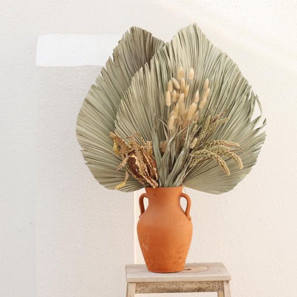 

natural dried flower palm leaf diy art wall hanging decoration for wedding arch arrangement party home po props decorative flowers & wreaths