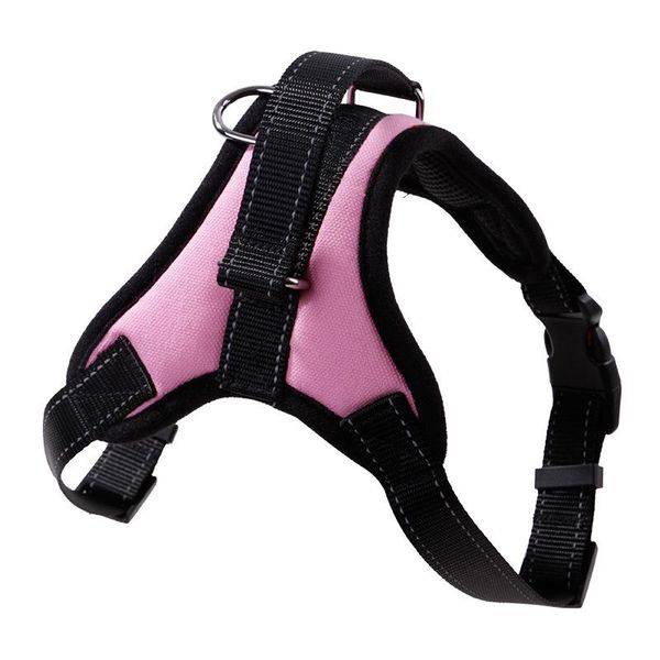 

dog collars & leashes pets harness vest reflective tape breathable mesh pet dogs leash accessories