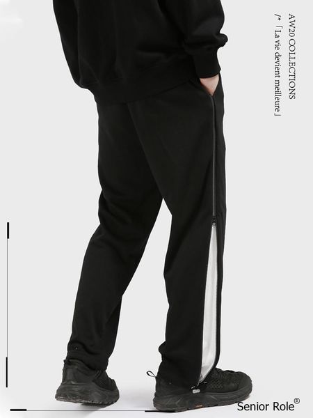 

men women clothing gd hair stylist fashion straight baggy leggings casual pants plus size costumes 27-46, Black