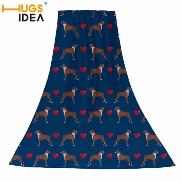 

towel hugsidea boxed dog cotton beach material bohemia india mandala blanket swimming yoga mat bath 75*150cm