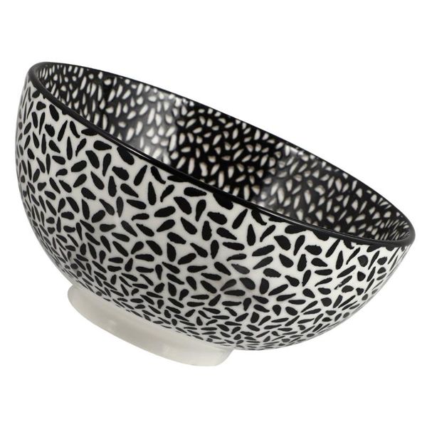 

bowls 1pc simple ceramic salad bowl heat resistance household soup