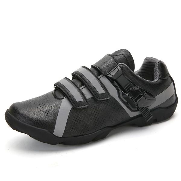 

cycling footwear betoosen professional road shoes spin with buckle indoor fitness bicycle for men's women's, Black