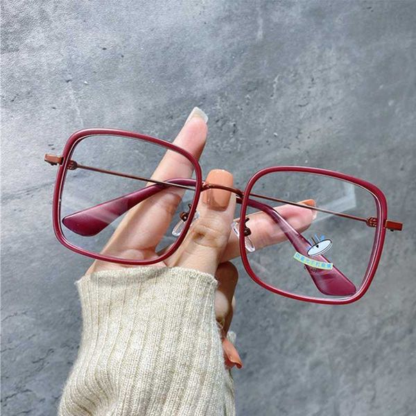 

sunglasses fashionable female anti blue light computer glasses products 2021 square reading for women red black eyewear, White;black
