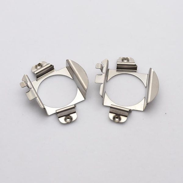 

other lighting system 2pcs h7 led headlight bulbs adapter base holder for octavia a5 fl riich g5 c class b gla ml b50 b70 edge