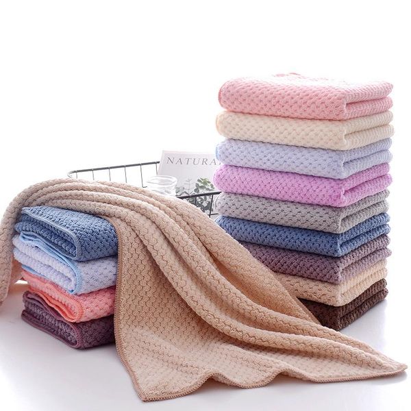 

solid color household towel wash face