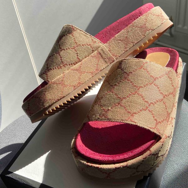 Designer Donna Sandali originali Ciabatte con plateau Summer Classic Vintage Slides 2.4 