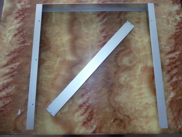 

600x600mm surface mounted led panel frame silver and white color available lamp holders & bases