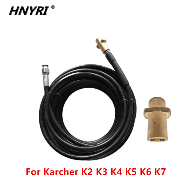 

15m 20m pressure hose with copper adater for karcher k2 k4 k5 k6 k7 water washer extension tube car washing tool