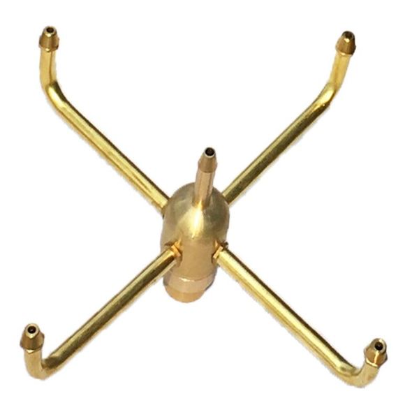 

1-inch dn25 brass rotary fountain nozzle landscape thickening garden decorations