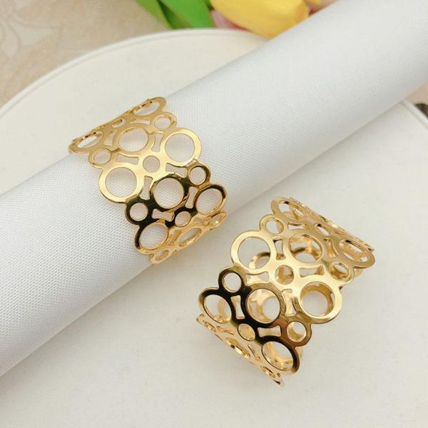 

napkin rings round hollow ring el beautiful wedding banquet deskdecorations