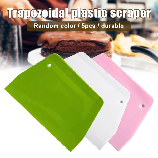 

pcs plastic scraper spatula baking tool cream cake chocolate for home kitchen can csv & pastry tools