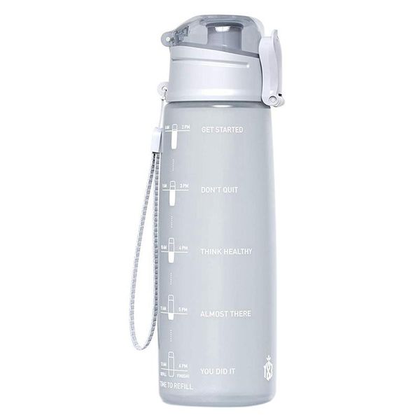 

elos-32oz water bottles with time marker leak-proof bpa for sport gym fitness cycling bottle