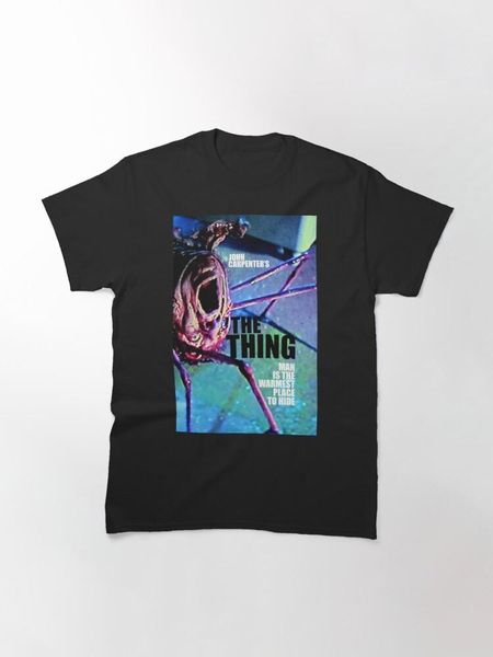 

men's t-shirts the thing 9 100%cotton printing street style casual short sleeve men t shirt cool loose o-neck tshirt male t-shirt, White;black