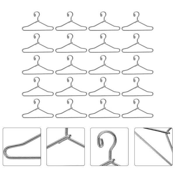 

hangers & racks 25pcs doll clothes simple coat hanging rack house accessories