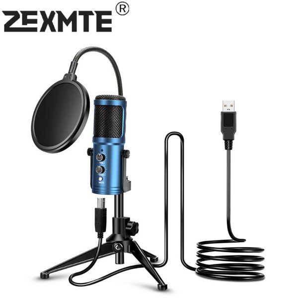 

microphones usb condenser microphone studio computer kit tablemic tripod gaming youtube live recording pc karaoke