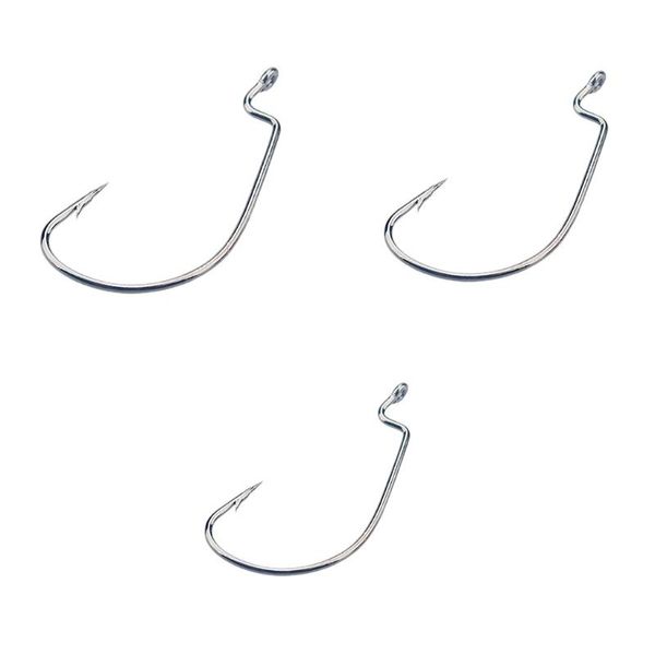 

fishing hooks bend head jig strong barbed hook for lures baits saltwater