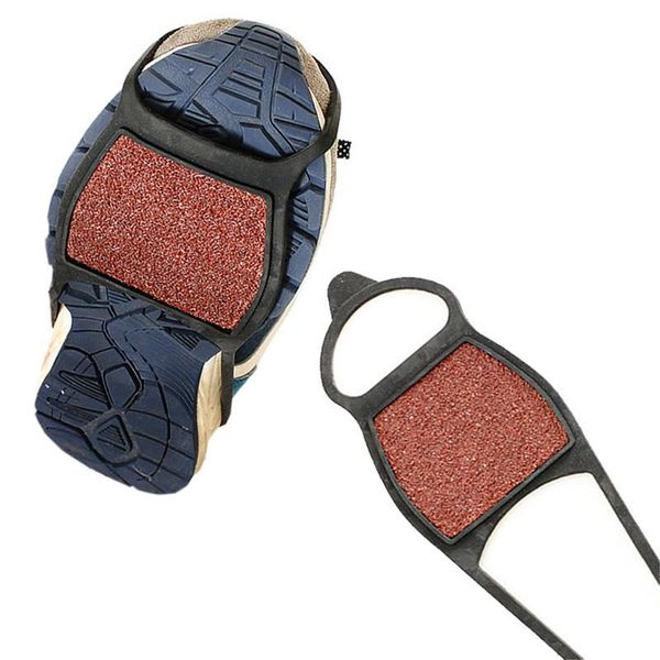 

cords, slings and webbing anti-slip shoe boot fists ice cleats spikes snow claw non-slip crampons clip random color climbing accessories