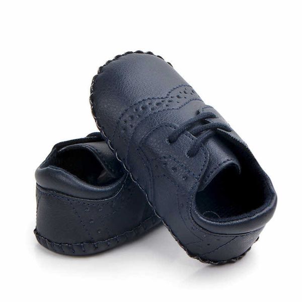 Crianças Baby Boys Sapatos Primeiro Walker Meninos Meninas Pu material bonito sapatos Bebê moda antiderrapante sapatos para 0-18m