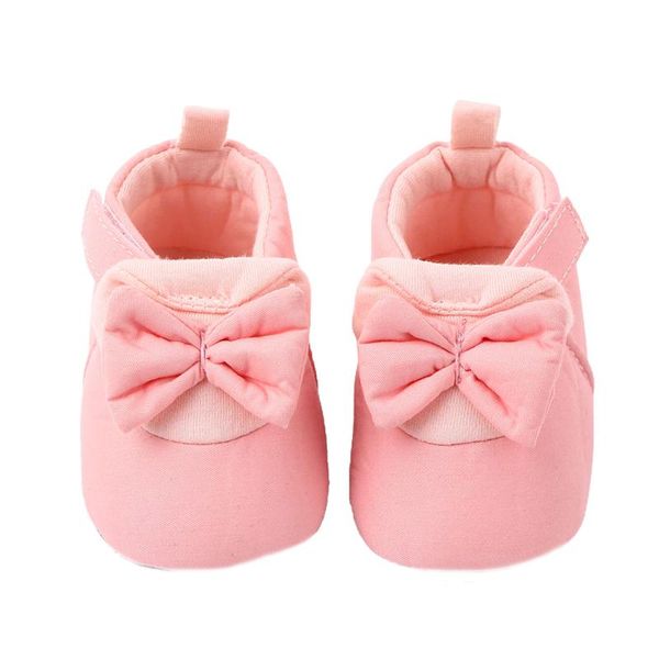 

first walkers baby shoes anti-slip bowknot cotton prewalker soft sole for girls
