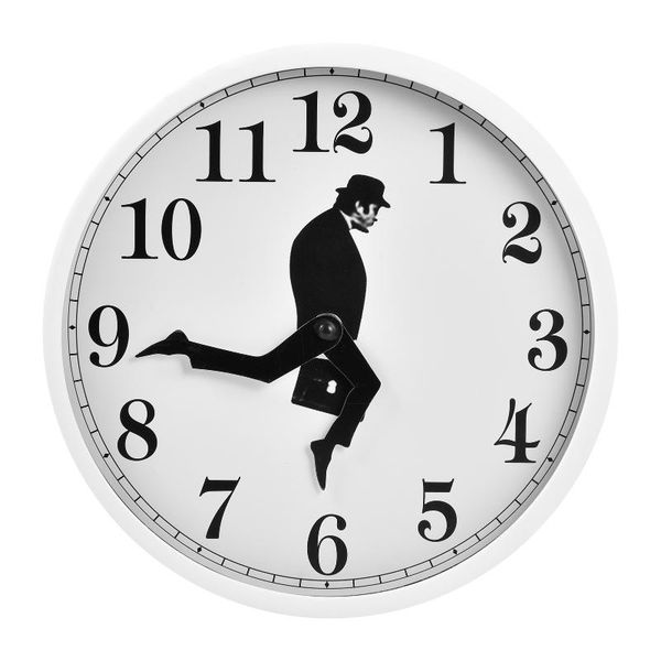 

wall clocks clock ministry of silly walks durable timer no ticking or humming rugged easy to install for home study office decoration
