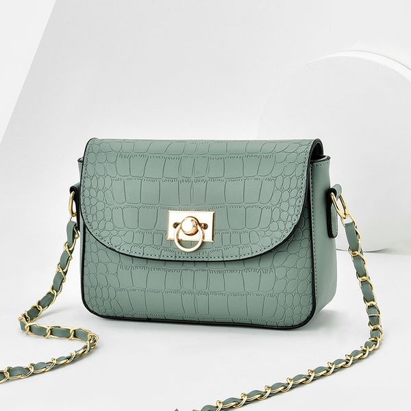 

handbags single shoulder messenger bag women's 2021 autumn summer trend portable simple fashionable crocodile pattern small