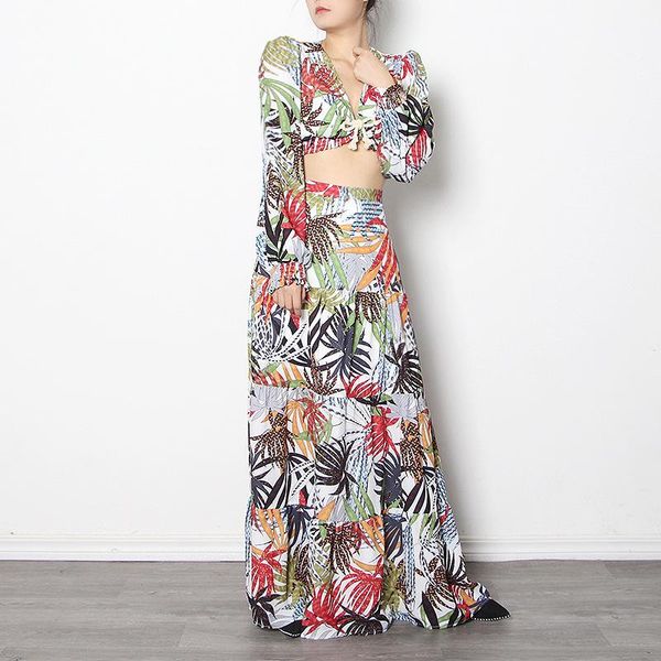 

in the spring of 2021 v-neck long sleeve shirt brief paragraph coat + tall waist bohemian dress 28218 casual dresses, Black;gray