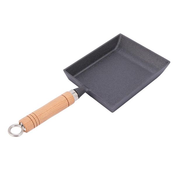 

pans not sticky casting iron pan stone layer frying pot saucepan small fried egg use gas and induction cooker