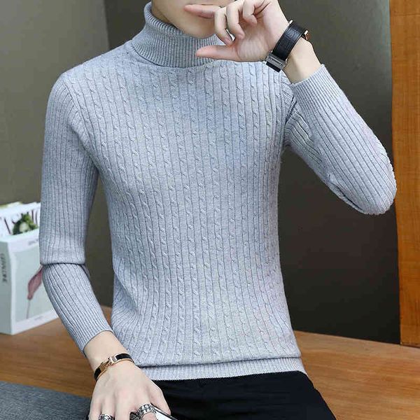 

men's sweaters twist turtleneck men solid thin mens jumpers knitwear pullover autumn winter warm stretch casual slim male 63jx, White;black