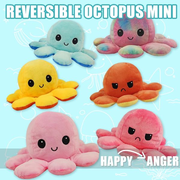 

new flip octous toy reverse kids pulpo party toys octous supplies christmas santas cuddly toys birthday gifts emotion ornaments dhl shipping