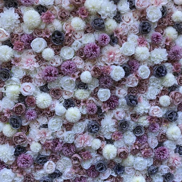 

decorative flowers & wreaths 3d flower wall panels and fake runner use rose peony for wedding background decoration gy623