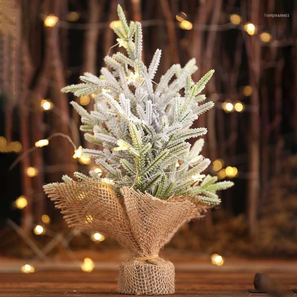 

christmas tree miniature decorations home bar table xmas holiday ornaments11