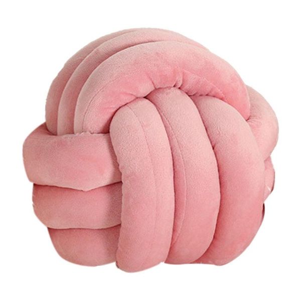 

pillow multi-color soft knot ball cushions bed stuffed home decor cushion plush throw knotted