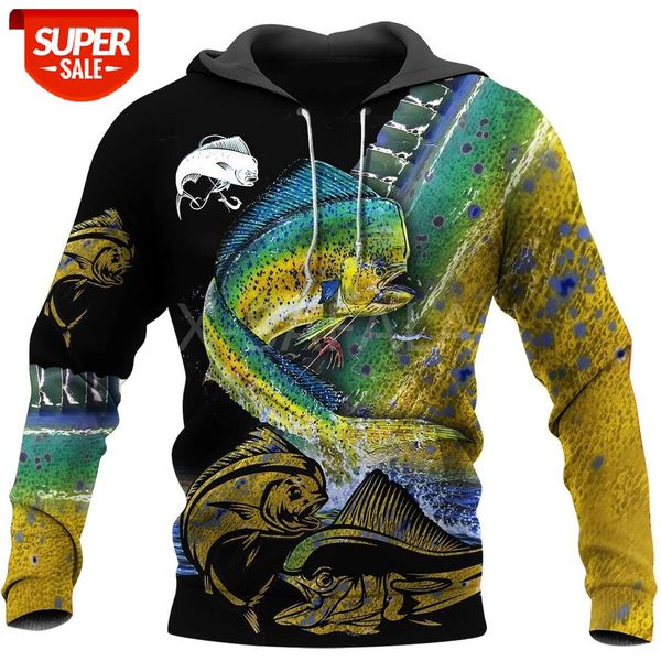 

mahi-mahi fishing wildfish 3d all print plus hoodie man women harajuku outwear zipper pullover sweatshirt casual jacket #pw3v, Black