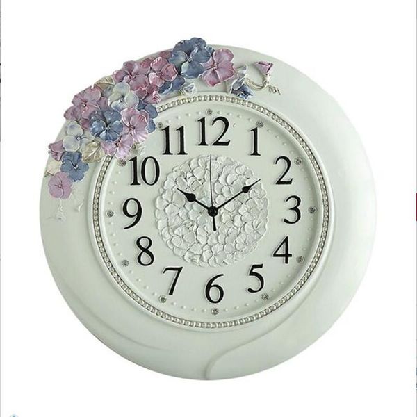 

wall clocks clock silent in living room creative art fashion resin