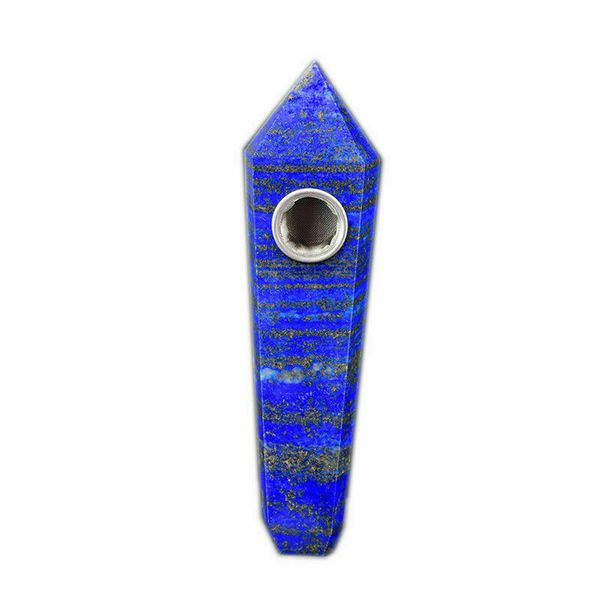 

1pcs natural lapis quartz smoke tube